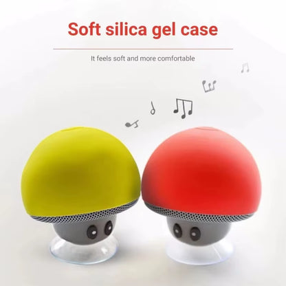 2025 Small Mushroom Cute Style Mini Wireless Bluetooth-Compatible Speaker Mp3 Music Player with Mic Waterproof