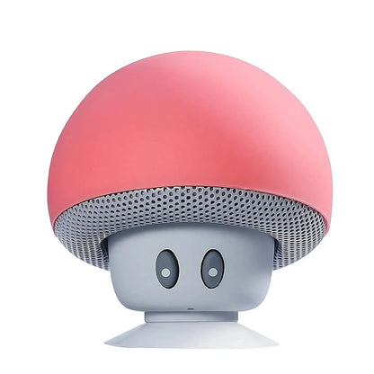 2025 Small Mushroom Cute Style Mini Wireless Bluetooth-Compatible Speaker Mp3 Music Player with Mic Waterproof